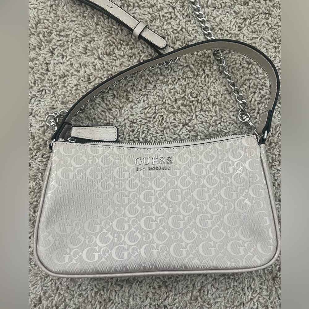 Very light pink/ neutral crossbody and shoulder bag Guess bag